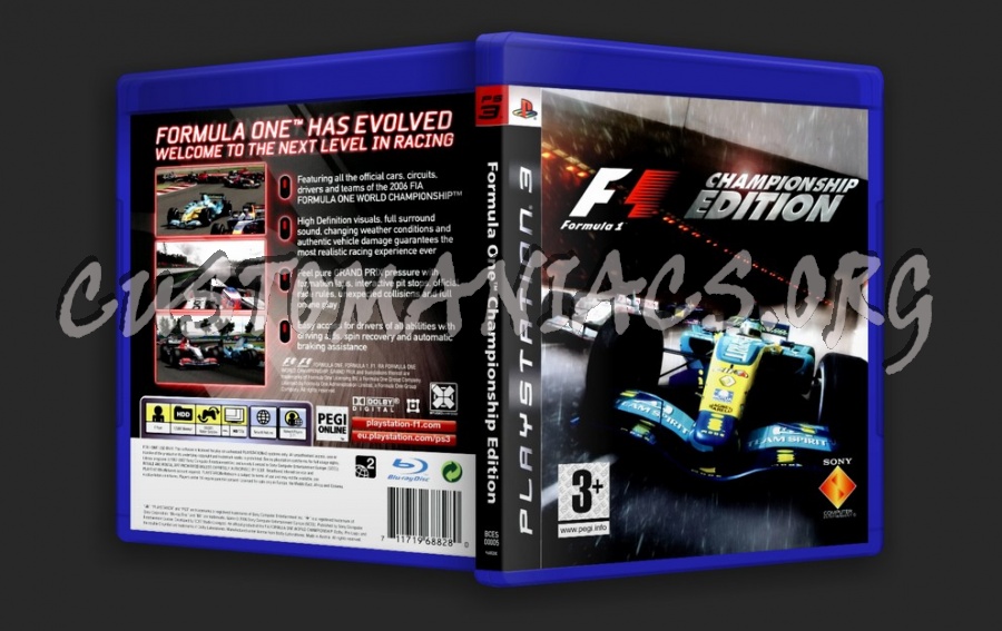 F1 Championship Edition dvd cover