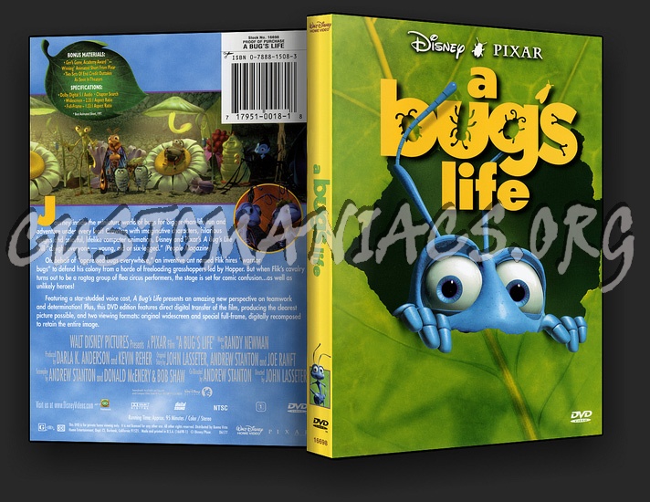 A Bug's Life dvd cover