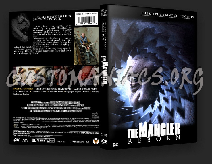 The Mangler Reborn dvd cover