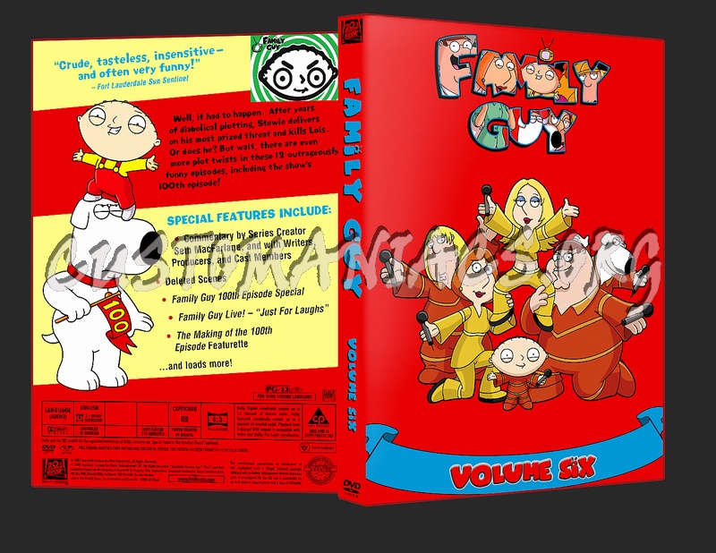 Family Guy Volume 6 dvd cover