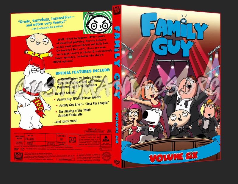 Family Guy Volume 6 dvd cover