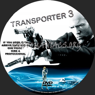 Transporter 3 dvd label