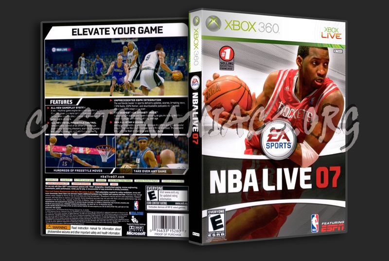 NBA Live '07 dvd cover