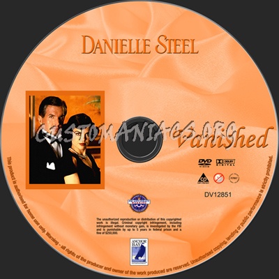 Vanished dvd label