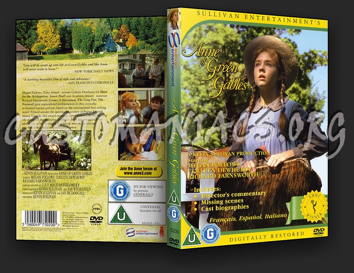 Anne of Green Gables and Sequel dvd cover