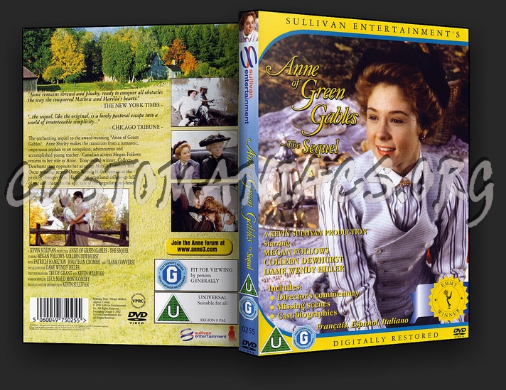 Anne of Green Gables and Sequel dvd cover