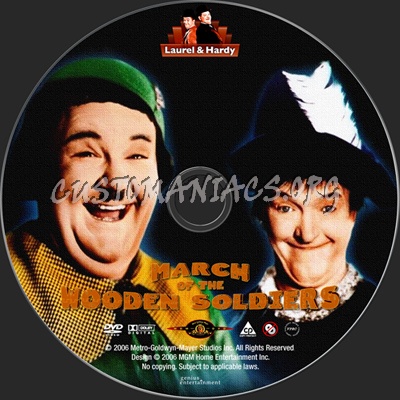 March of the Wooden Soldiers dvd label
