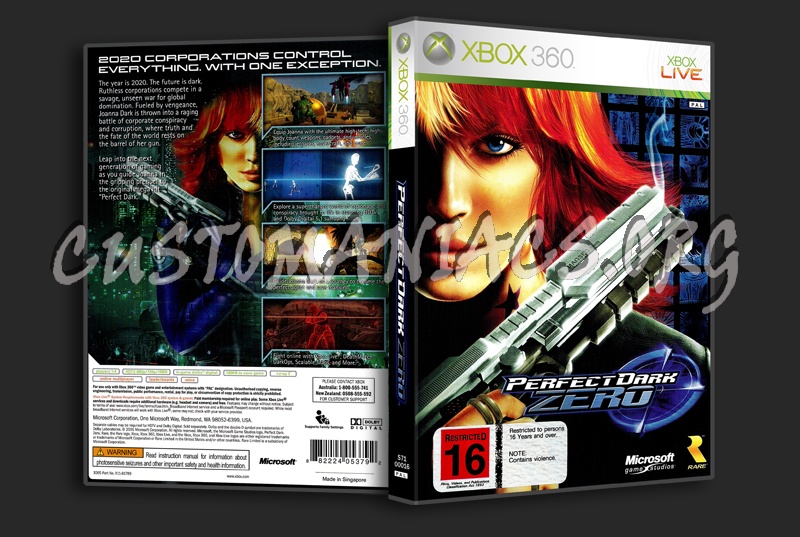 A Perfect Dark Zero dvd cover