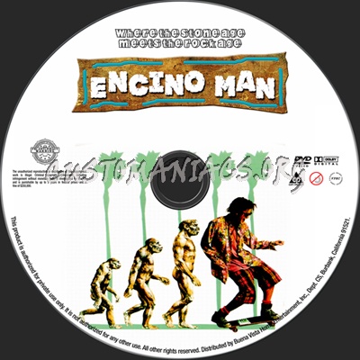 Encino Man dvd label
