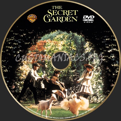 The Secret Garden dvd label