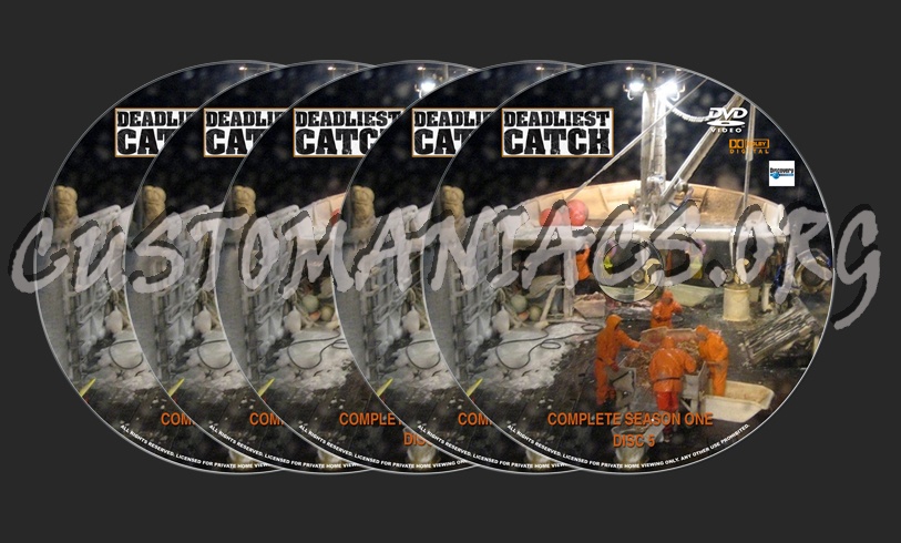 Deadliest Catch Season 1 dvd label