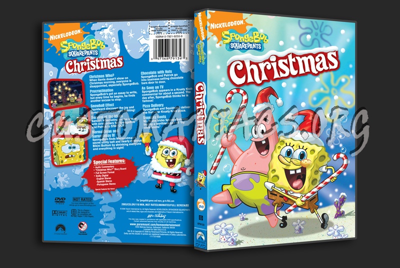 Spongebob Squarepants Christmas dvd cover