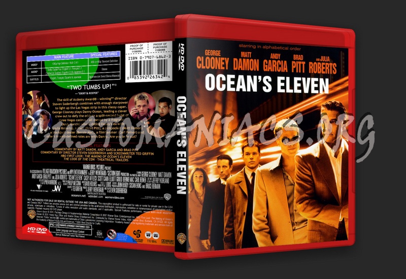 Ocean's Eleven dvd cover
