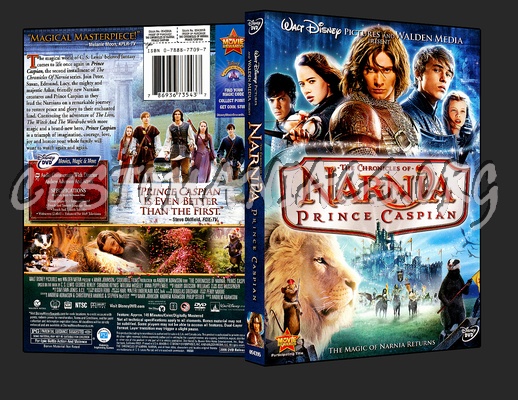 The Chronicles Of Narnia Prince Caspian dvd cover