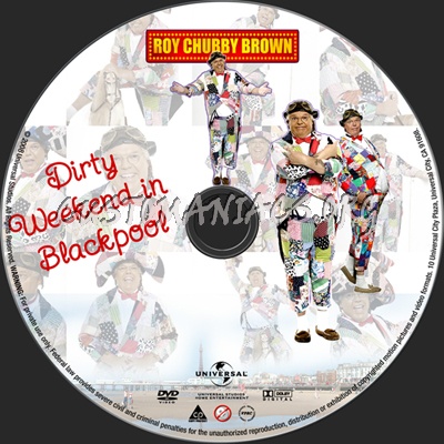 ROY CHUBBY BROWN Dirty Weekend in Blackpool dvd label