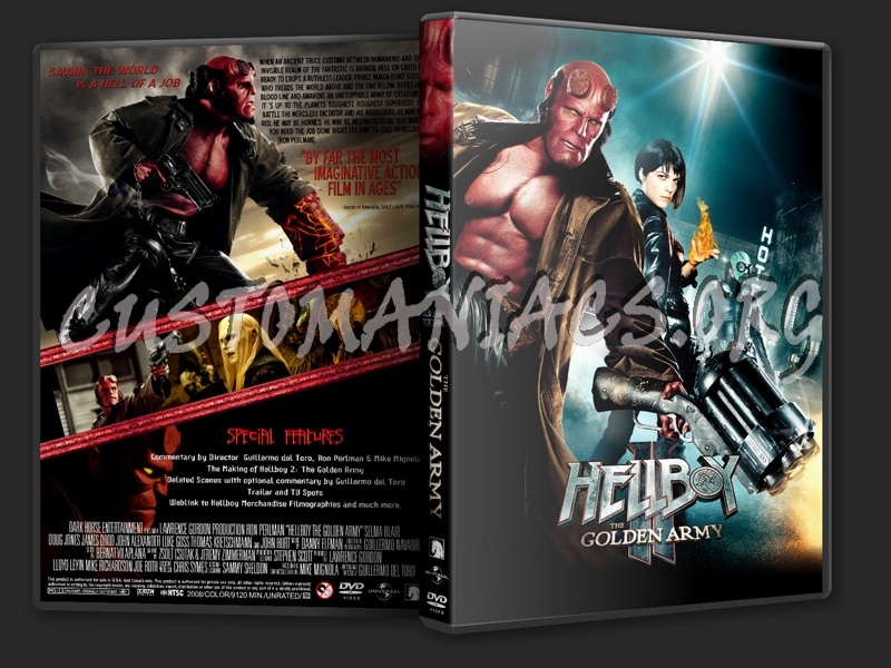 Hellboy 2 The Golden Army dvd cover