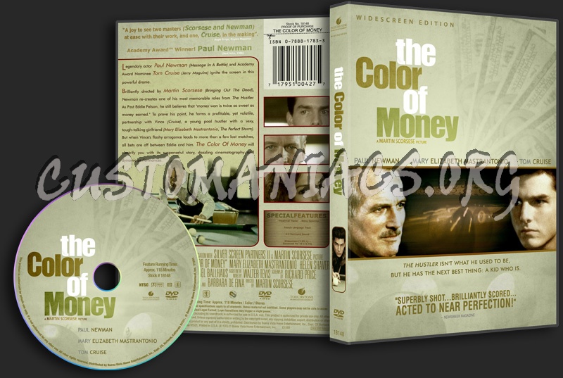 Color Of Money dvd cover