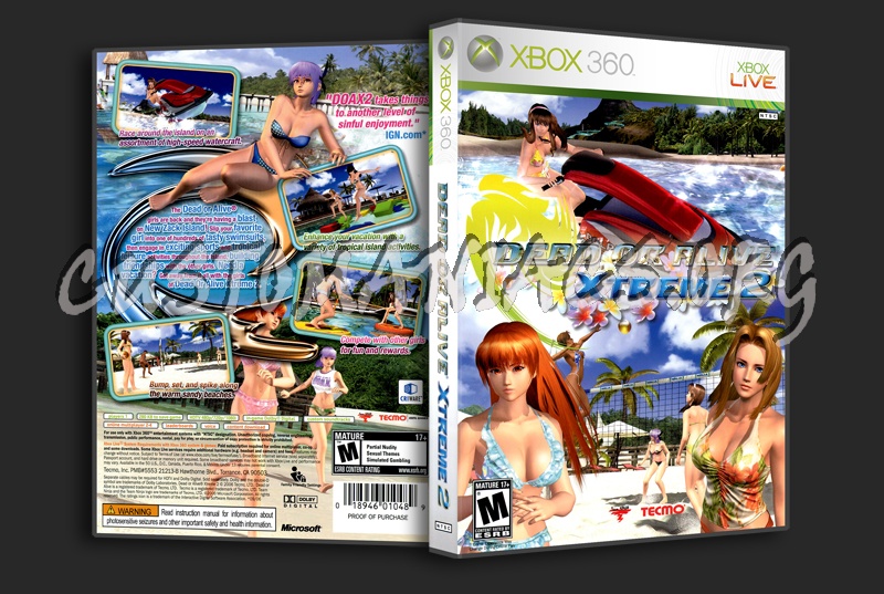 Dead Or Alive Xtreme 2 dvd cover