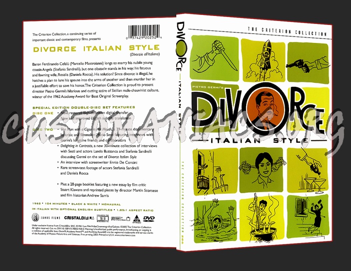 286 - Divorce Italian Style dvd cover