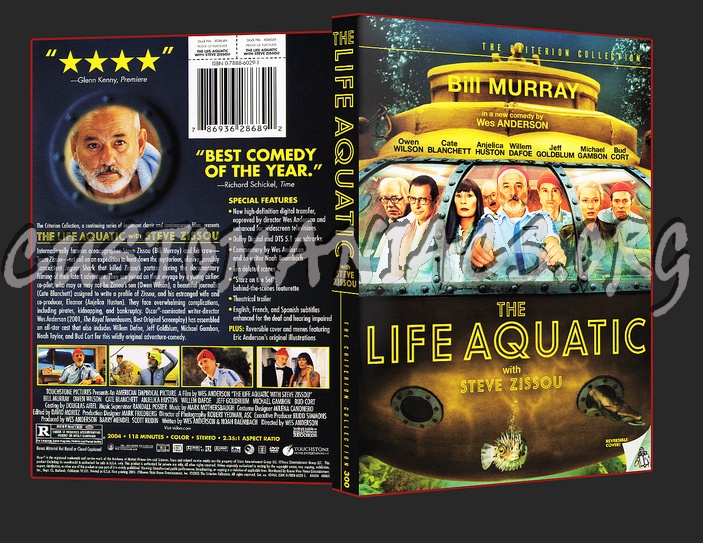 300 - The Life Aquatic with Steve Zissou dvd cover