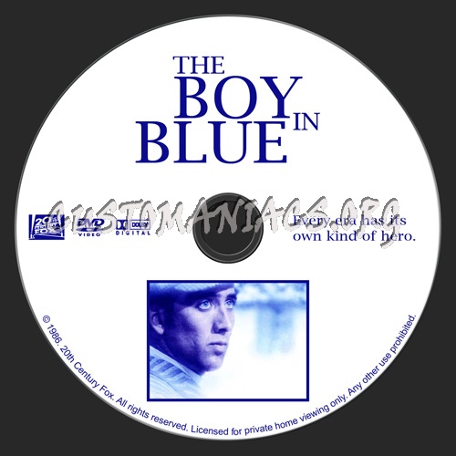 The Boy in Blue dvd label