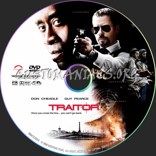 Traitor dvd label