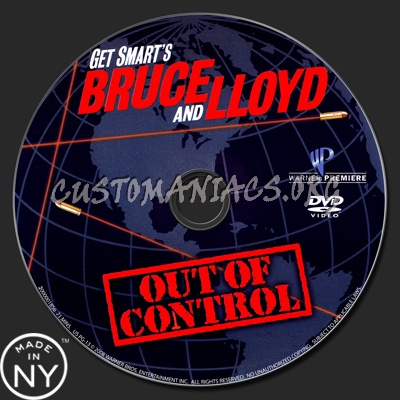 Get Smart's Bruce and Lloyd Out of Control dvd label