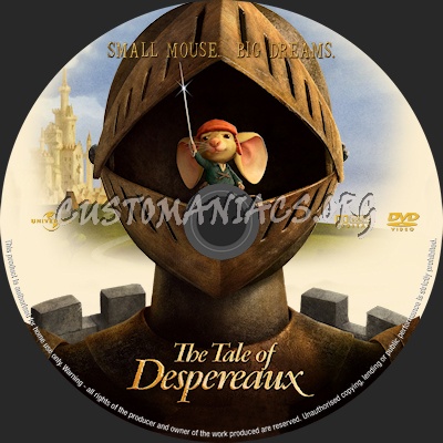 The Tale of Despereaux dvd label