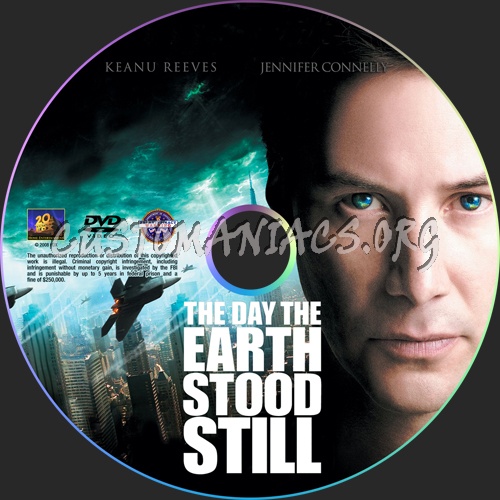 The Day the Earth Stood Still dvd label