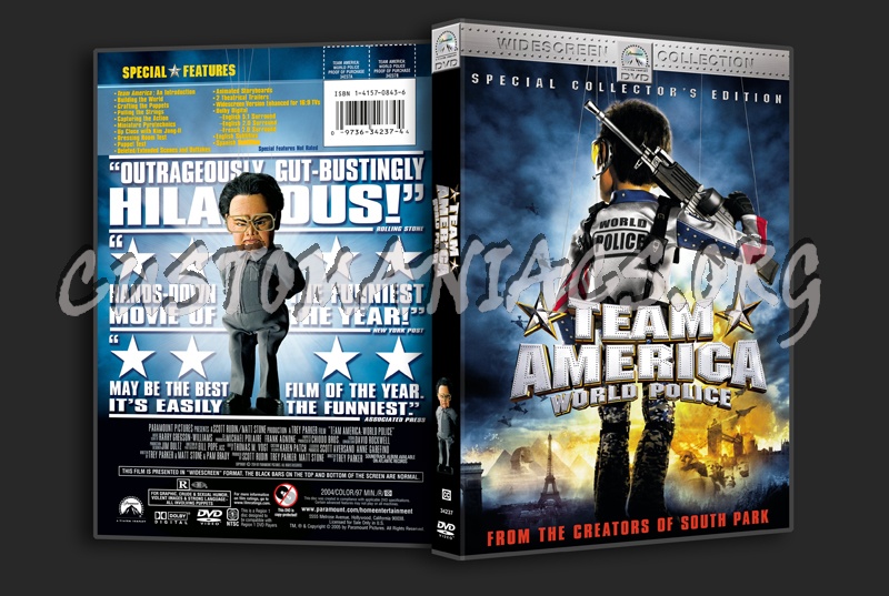 Team America World Police dvd cover