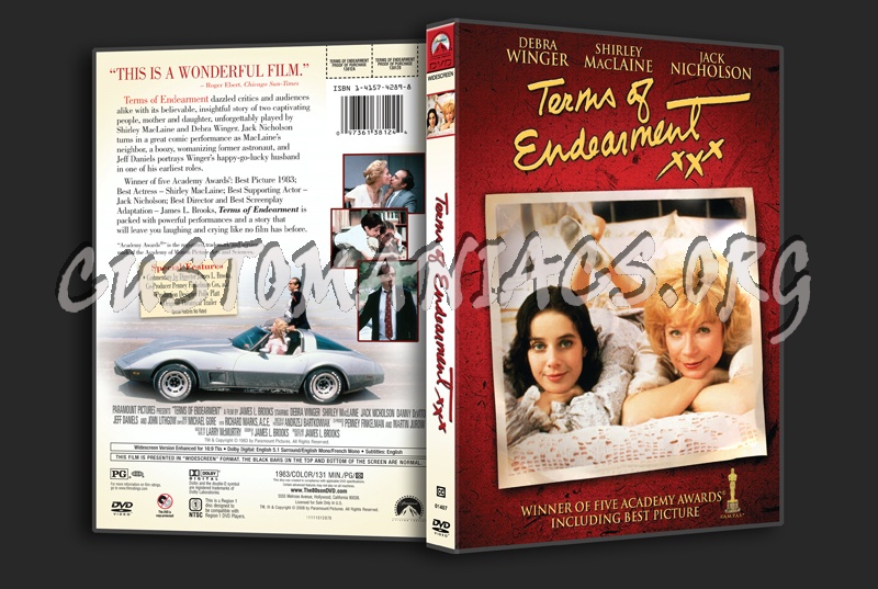 Terms of Endearment dvd cover