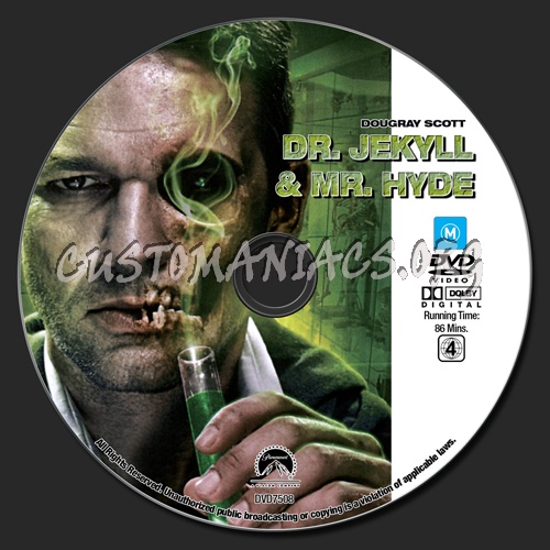 Dr. Jekyll & Mr. Hyde dvd label