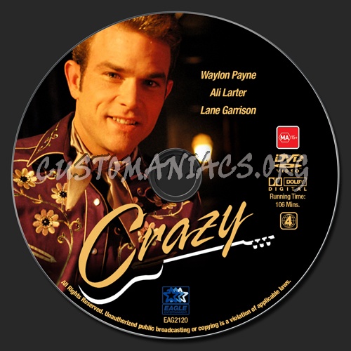Crazy dvd label