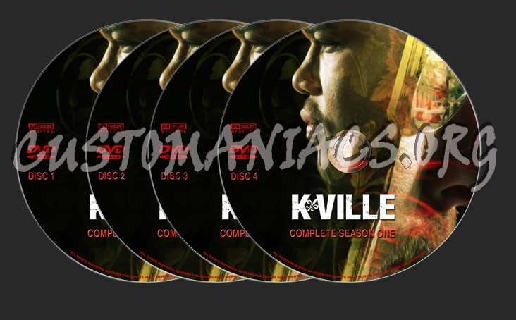 K Ville Season 1 dvd label
