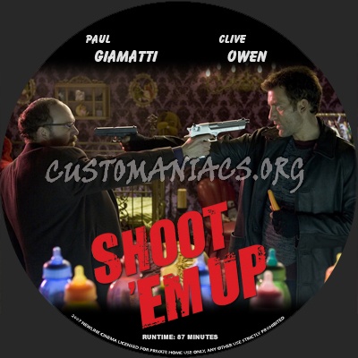 Shoot 'Em Up dvd label