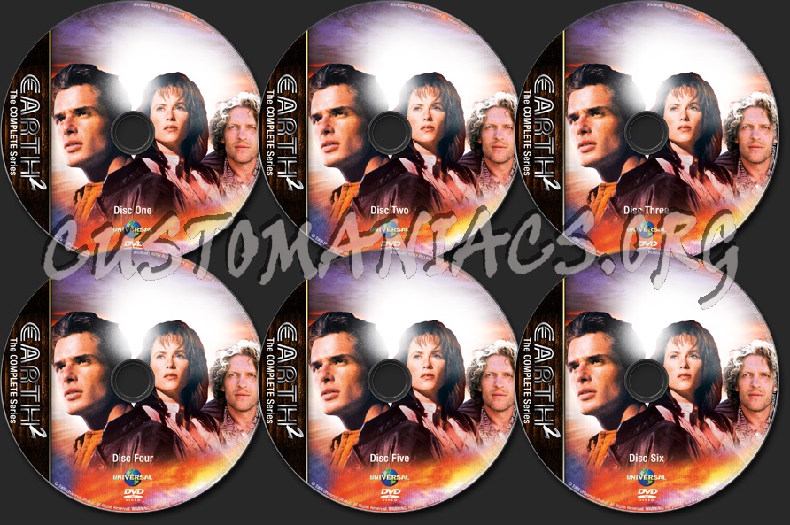 Earth 2 - TV Collection dvd label