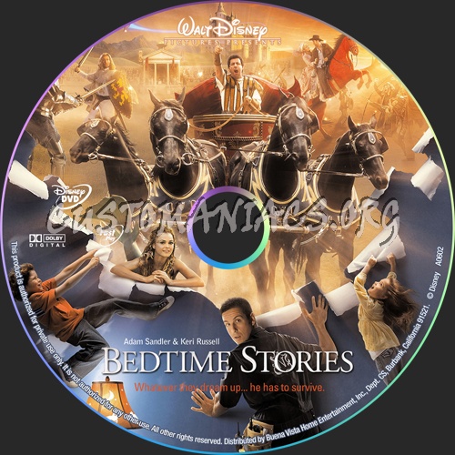 Bedtime Stories dvd label