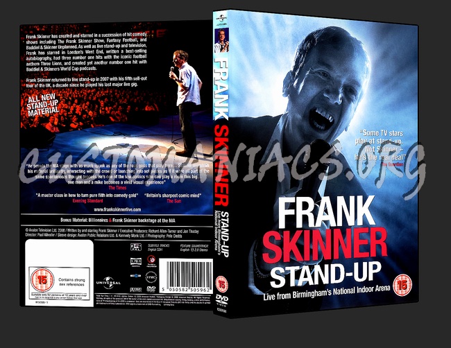 Frank Skinner Live at the NIA dvd cover