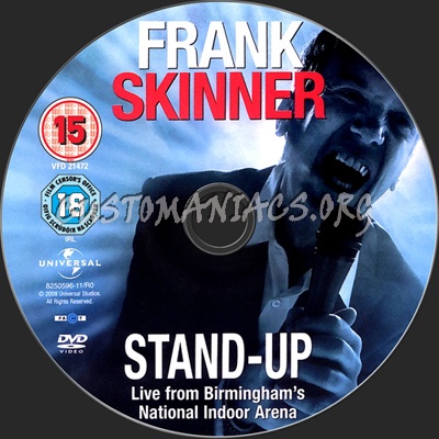 Frank Skinner Live at the NIA dvd label