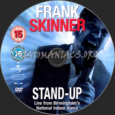 Frank Skinner Live at the NIA dvd label