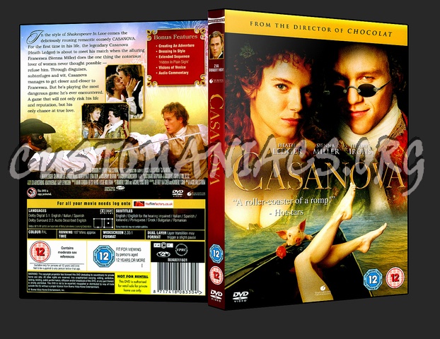 Casanova dvd cover