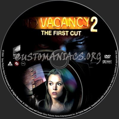 Vacancy 2 The First Cut dvd label