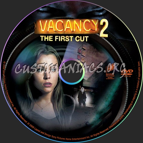 Vacancy 2 The First Cut dvd label