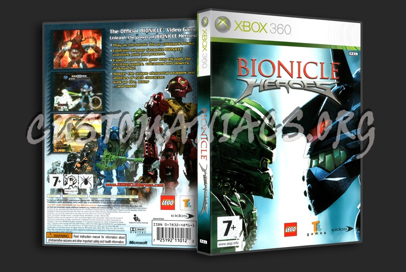 Bionicle Heroes dvd cover