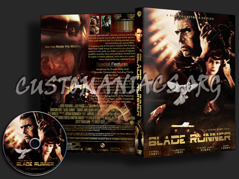 Blade Runner : 4 Disc Collector's Edition dvd cover