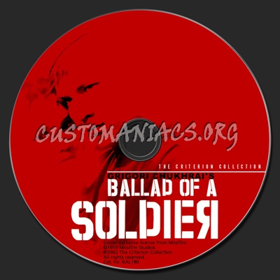 148 - Ballad Of A Soldier dvd label
