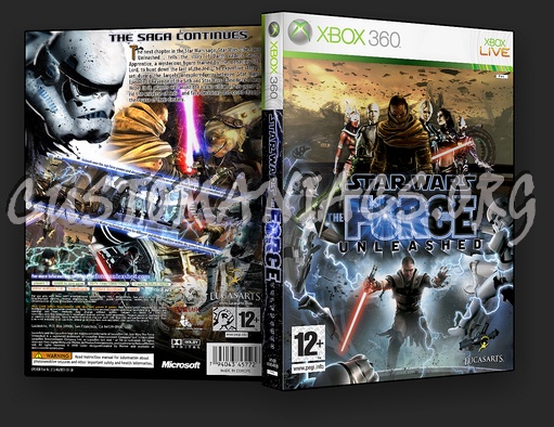Star Wars The Force Unleashed dvd cover