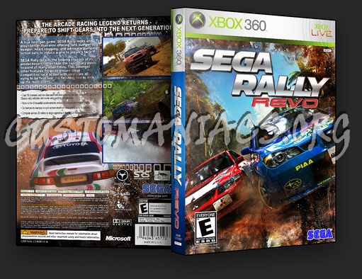 Sega Rally dvd cover