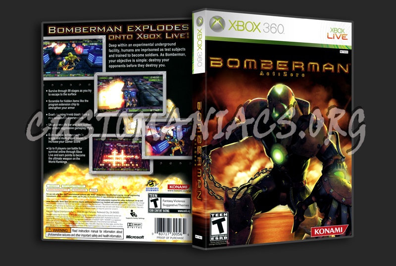 Bomberman Act Zero dvd cover