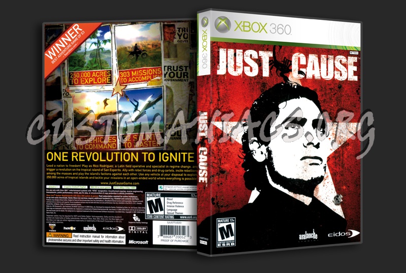 Just Cause dvd cover